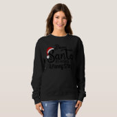 Dear Santa It's Actually A  Story  Xmas Saying Trui (Voorkant volledig)