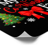 Dear Santa It's My Coworker's Fault Funny Christma Poster (Hoek)