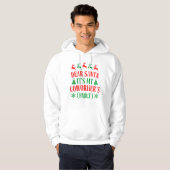 Dear Santa It's My Coworker's Fault Hoodie (Voorkant volledig)
