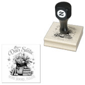 Dear Santa, More Books Please  Rubberstempel (Gestempeld)