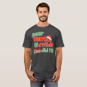 Dear Santa My Brother Did It Funny Christmasheme g T-shirt (Voorkant volledig)