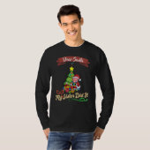 Dear Santa My Sister Did It Siblings Christmas_12 T-shirt (Voorkant volledig)