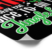 Dear Santa Naughty But Nice To All The Jingle Bell Poster (Hoek)