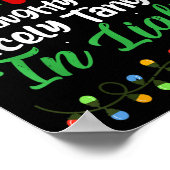 Dear Santa Naughty But Nicely Tangled In Christmas Poster (Hoek)