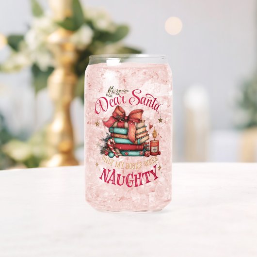 Dear Santa, Only My Books Were Naughty  Blikvorm Glas (Insitu (Huwelijk))