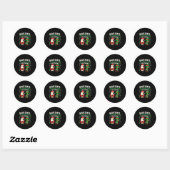 Dear Santa Please Make Them Stop Saying 67 Funny C Ronde Sticker (Vel)