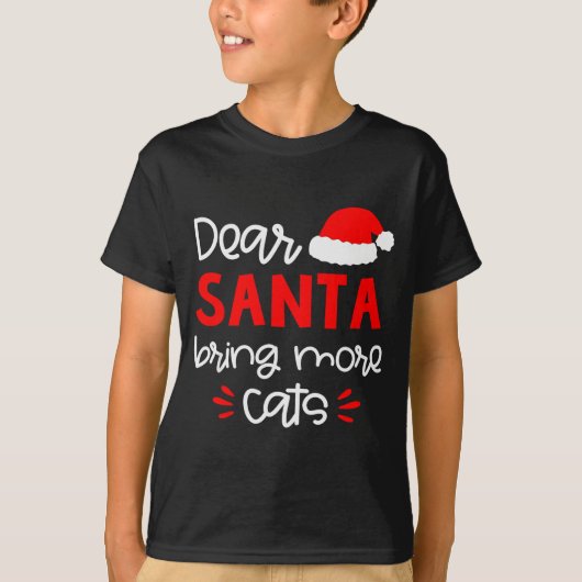 Dear Santa Shirt Funny Matching Family Christmas P (Voorkant)