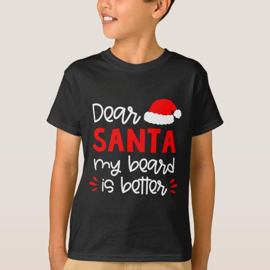 Dear Santa Shirt Funny Matching Family Christmas P (Voorkant)