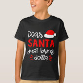 Dear Santa Shirt Funny Matching Family Christmas P (Voorkant)