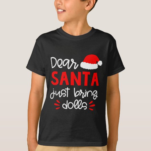 Dear Santa Shirt Funny Matching Family Christmas P (Voorkant)