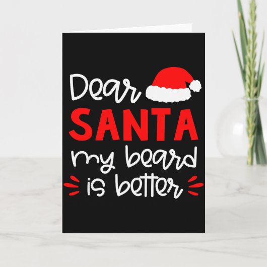Dear Santa Shirt Funny Matching Family Christmas P Kaart (Voorkant)