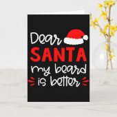 Dear Santa Shirt Funny Matching Family Christmas P Kaart (Gele Bloem)