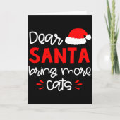 Dear Santa Shirt Funny Matching Family Christmas P Kaart (Voorkant)