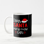 Dear Santa Shirt Funny Matching Family Christmas P Koffiemok (Links)