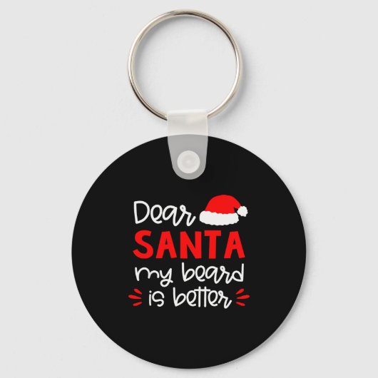 Dear Santa Shirt Funny Matching Family Christmas P Sleutelhanger (Voorkant)