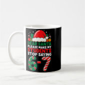 Dear Santa Students 6-7 67 Six Seven Funny Christm Koffiemok (Links)