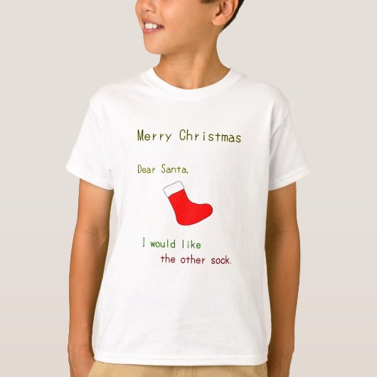 Dear Santa T-shirt (Voorkant)