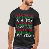 Dear Santa T-shirt (Voorkant)