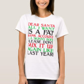 Dear Santa T-shirt (Voorkant)