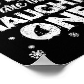 Dear Santa They Are The Naughty Ones Christmas Fam Poster (Hoek)