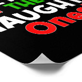 Dear Santa They Are The Naughty Ones - Funny Chris Poster (Hoek)