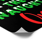 Dear Santa They Are The Naughty Ones Funny Christm Poster (Hoek)