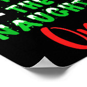 Dear Santa They Are The Naughty Ones Funny Christm Poster (Hoek)