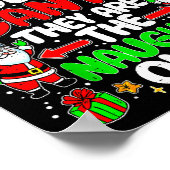 Dear Santa They Are The Naughty Ones Funny Christm Poster (Hoek)