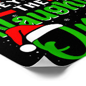 Dear Santa They Are The Naughty Ones Funny Christm Poster (Hoek)