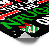 Dear Santa They Naughty Ones Christmas Xmas Men Wo Poster (Hoek)