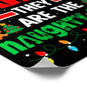 Dear Santa They Naughty Ones Funny Christmas Men W Poster (Hoek)