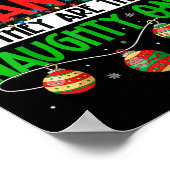 Dear Santa They're The Naughty Ones Funny Christma Poster (Hoek)