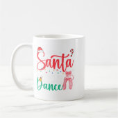 Dear Santa Wansnt Me Always Dance Ballet Christmas Koffiemok (Links)