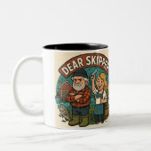 Dear Skipper Mug  Tweekleurige Koffiemok (Links)