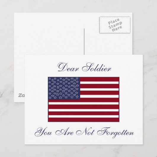 DEAR SOLDIER-BRIEFKAART BRIEFKAART (Voorkant / Achterkant)