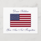 DEAR SOLDIER-BRIEFKAART BRIEFKAART (Voorkant)