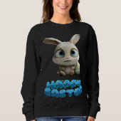 dear sweet happy Easter bunny Trui (Voorkant)