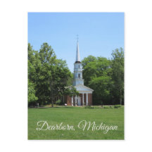 Dearborn Michigan Chapel Briefkaart