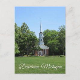 Dearborn Michigan Chapel Briefkaart