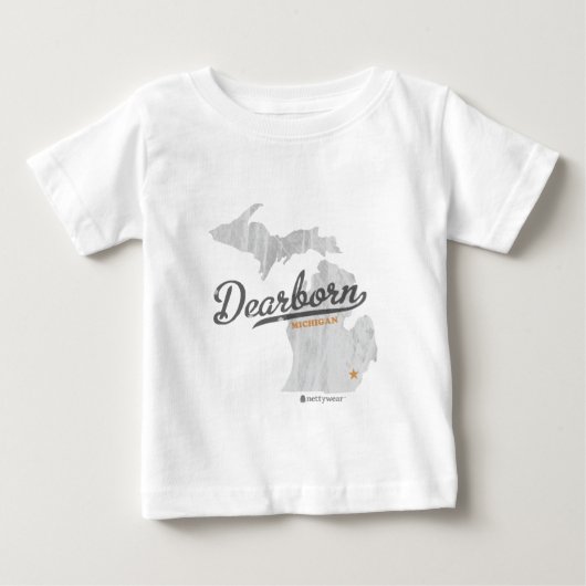 Dearborn Michigan Map (Voorkant)