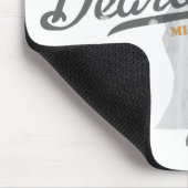 Dearborn Michigan Map Retro Mousepad Muismat (Hoek)