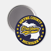 Dearborn, Verenigde Staten Magneet (Voorkant / Achterkant)