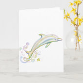 Dearest Dolphin Kaart (Gele Bloem)