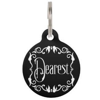 Dearest Gothic Pet Tag Huisdierpenning
