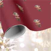 Dearie Christmas Elf Wrapping Paper Cadeaupapier
