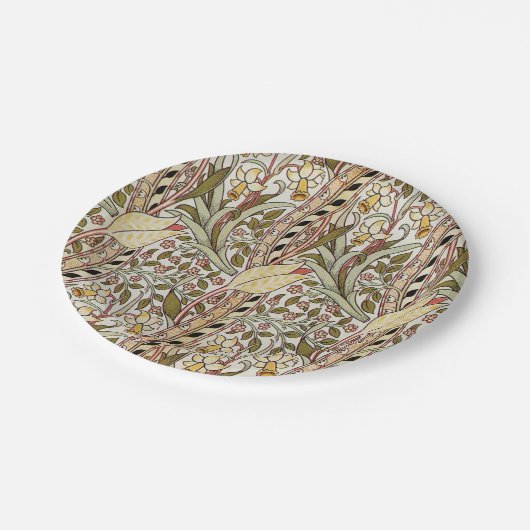 Dearle Daffodil  Floral Pattern Papieren Bordje (Gekanteld)