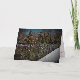 "Dearly Beloved" kerstKaart Kaart