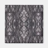 Death Abstract Dark Black Watercolor Art Magneet (Voorkant)