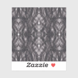 Death Abstract Dark Black Watercolor Art Sticker