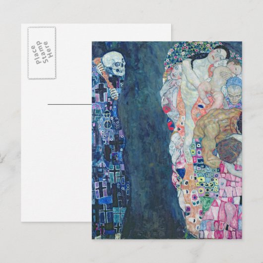 Death and Life, c.1911 (olie op canvas) Briefkaart (Voorkant / Achterkant)